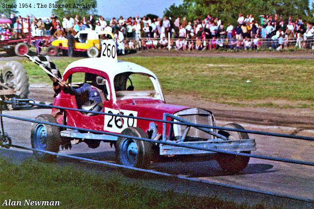 Aycliffe, August 1972. First race win. (Alan Newman photo)