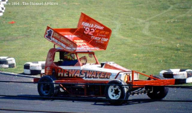 Last appearance in a full F1 meeting. Bolton, 17th May 1992. (Thomas Ackroyd photo)
