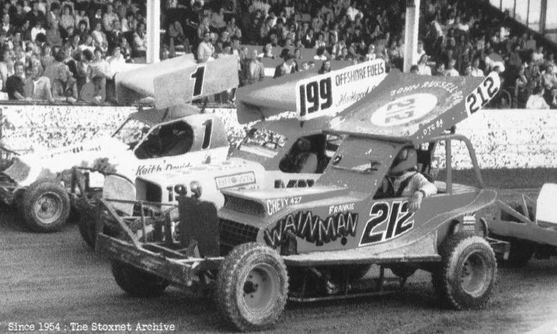 1 Stu Smith, 199 Mike Close, 212 Frankie Wainman. Belle Vue 1984.