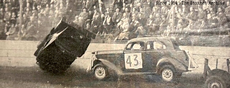 43A Derek Hall. Belle Vue 1954.